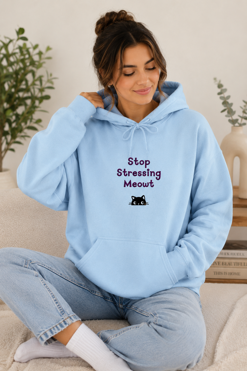 Stop Stressing Meowt! Sweatshirt - Image 4