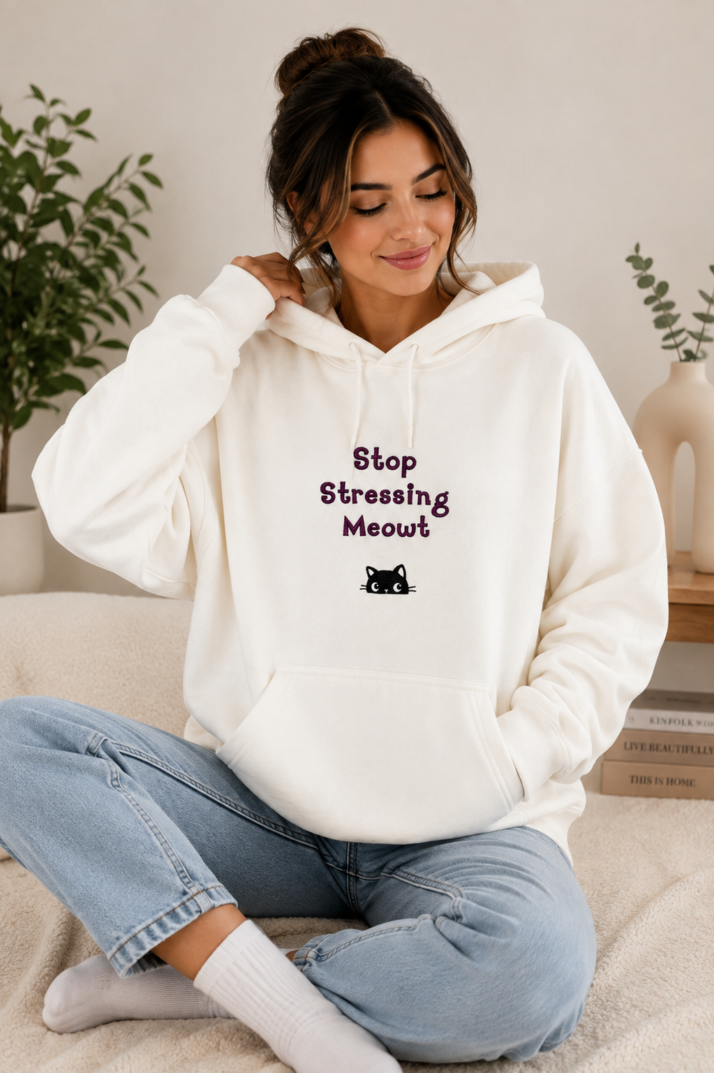 Stop Stressing Meowt! Sweatshirt - Image 6