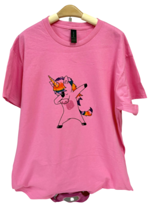 Rainbow Unicorn Shirt – Cute Dabbing Unicorn T-Shirt for Pride, Festivals & Everyday Wear