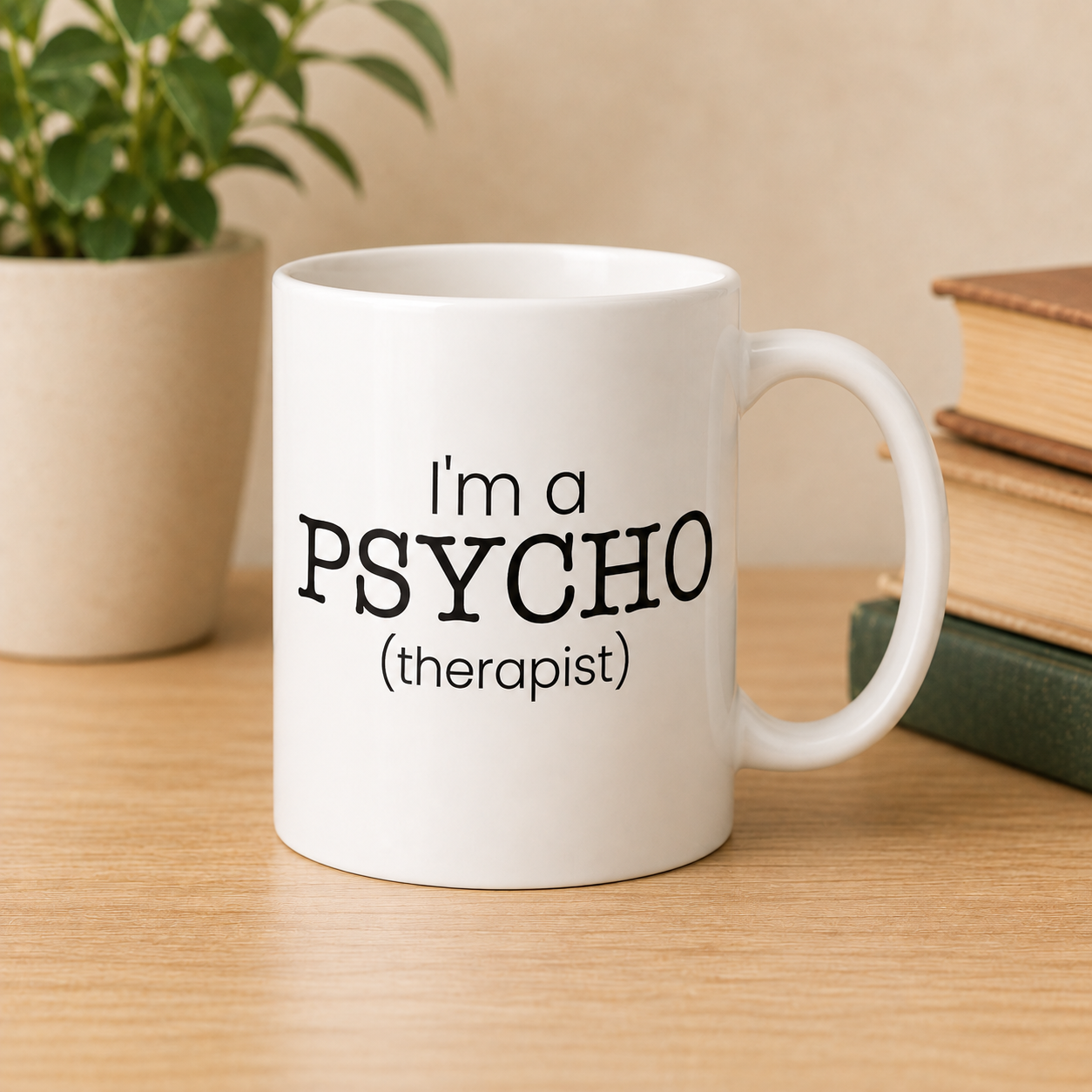 "I'm a PSYCHO(therapist)" Mug