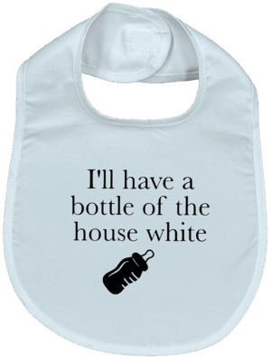 "House White" Bib