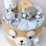 Baby Boy Deluxe Gift Basket