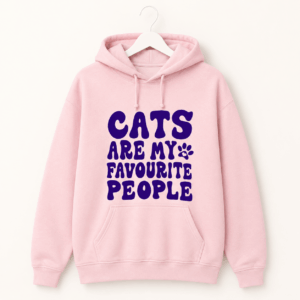 Cats Are My Favourite People Hoodie