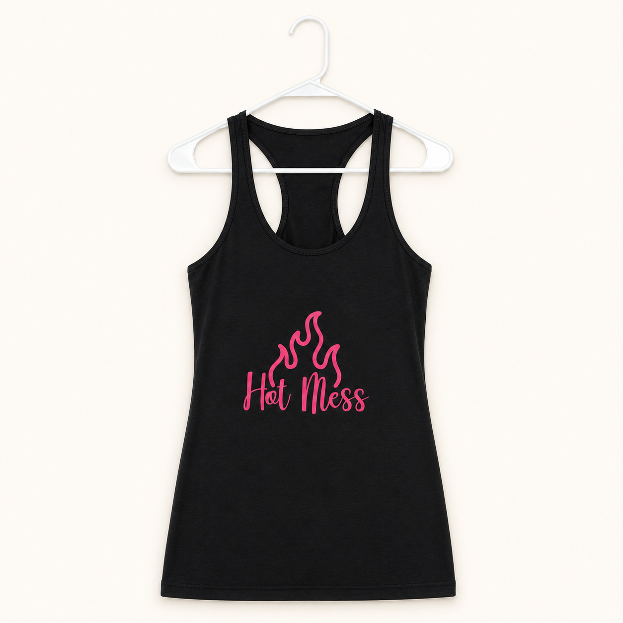 “Hot Mess” Racerback Tank Top
