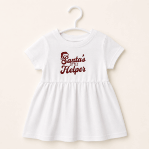 “Santa’s Little Helper” Christmas Dress