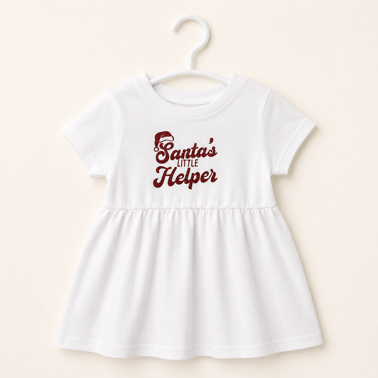 “Santa’s Little Helper” Christmas Dress