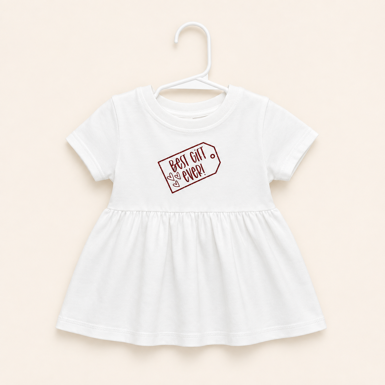 “Best Gift Ever” Baby Dress