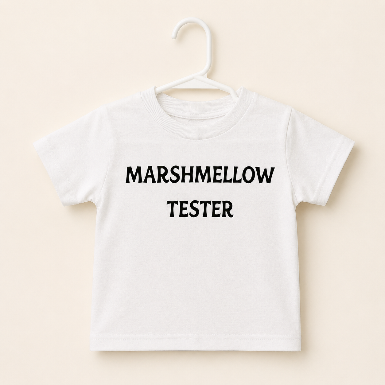 “Marshmellow Tester” Kids’ T-Shirt
